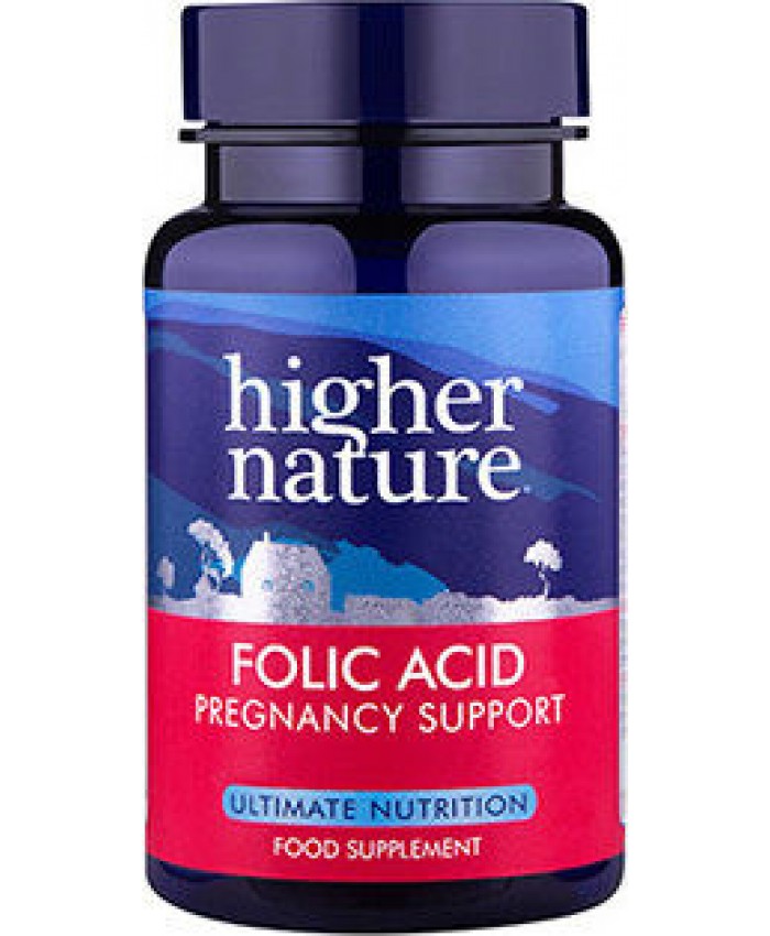Higher Nature Folic acid 400mg 90vcaps